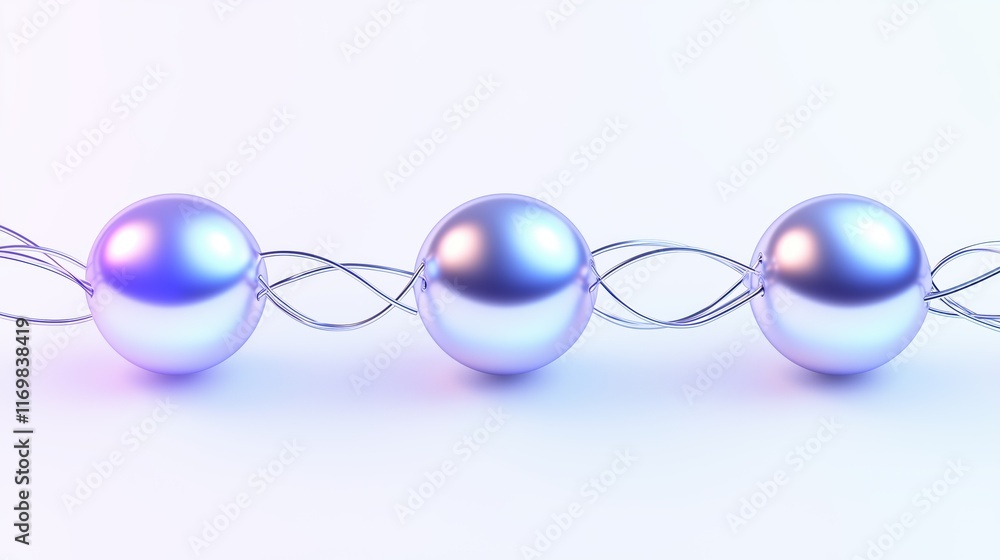 Iridescent Spheres with Twisting Wire Design Iridescent Spheres with Twisting Wire Design