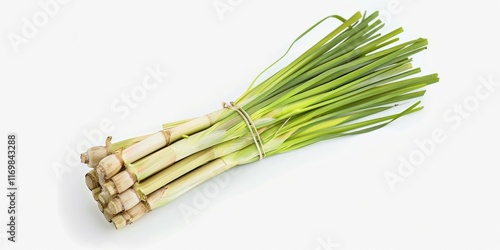 Close-up of fresh green onions, often used as a garnish or flavor enhancer in many Asian dishes.