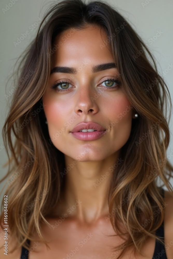Portrait of a Supermodel with beautiful eyes Portrait of a Supermodel with beautiful eyes