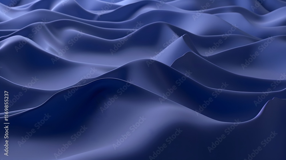 Obraz premium An HQ rendered 3D t-shirt with a navy color