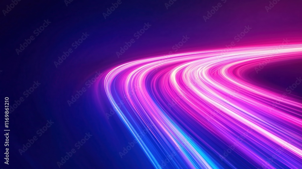Vibrant Neon Light Trails in Dynamic Long Exposure Capture for Futuristic Design and Vibrant Color Photography in Stock Image Displays Vibrant Neon Light Trails in Dynamic Long Exposure Capture for Futuristic Design and Vibrant Color Photography in Stock Image Displays