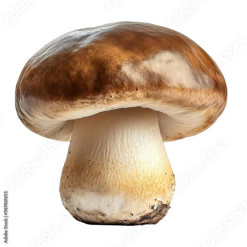 porcini mushroom isolated on transparent background . photo