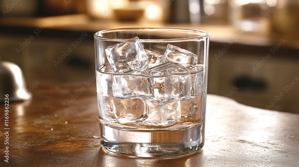 A lone glass of water with ice cubes floating, symbolizing stillness amidst chaos, a moment of tranquility in a world of turbulence, representing clarity and coolness in the face of disorder
A lone glass of water with ice cubes floating, symbolizing stillness amidst chaos, a moment of tranquility in a world of turbulence, representing clarity and coolness in the face of disorder