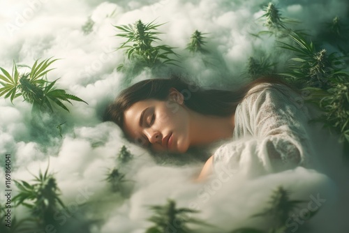 A peaceful slumber surrounded by plants of medicinal value.