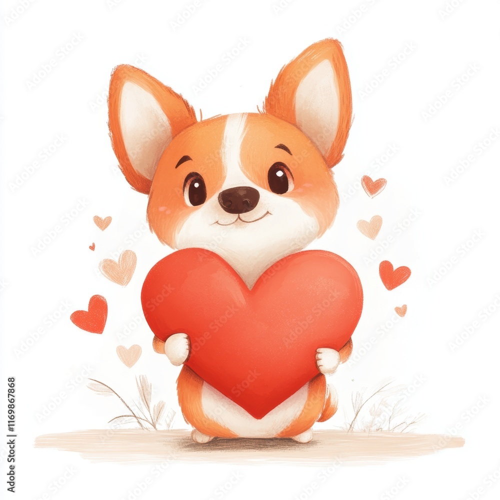 Cute cartoon cat with heart. Valentine’s Day greeting card design. Cute cartoon cat with heart. Valentine’s Day greeting card design.