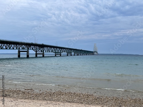 Mackinac Bridge Michigan photo