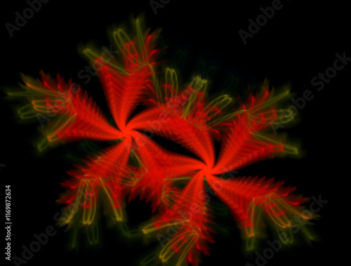 Imaginatory fractal abstract background Image photo