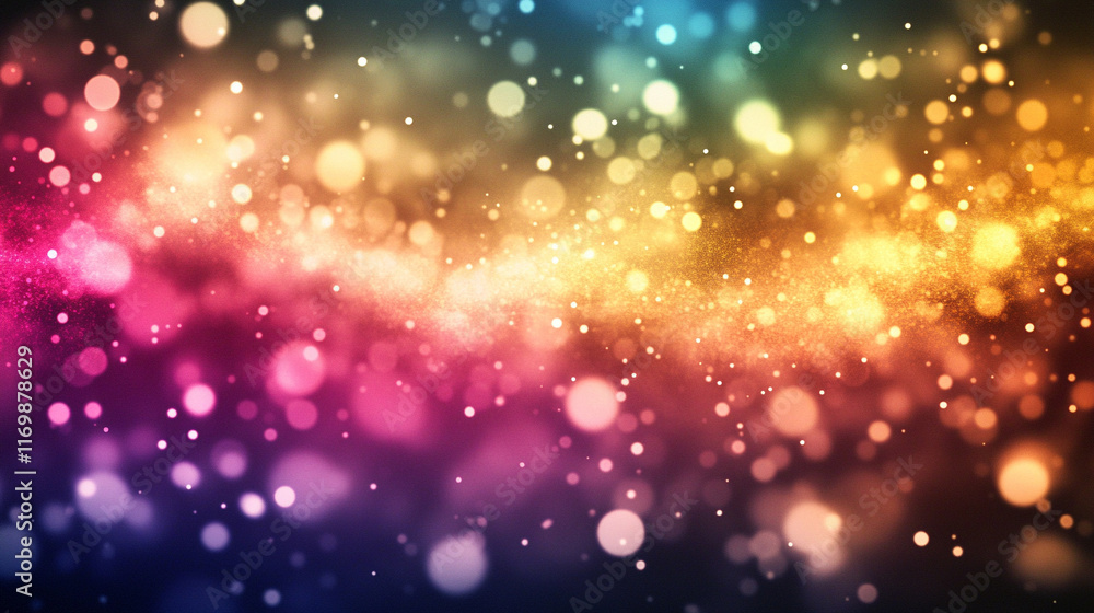 Blur colorful warm rainbow light leaks on black background with dust texture creating a defocused abstract retro film analog effect perfect for overlay or screen filter use
Blur colorful warm rainbow light leaks on black background with dust texture creating a defocused abstract retro film analog effect perfect for overlay or screen filter use