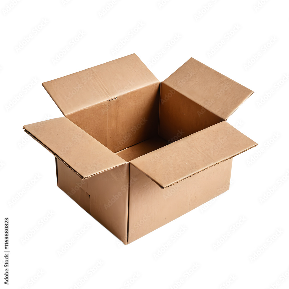 Empty Cardboard Box Ready for Shipment Empty Cardboard Box Ready for Shipment