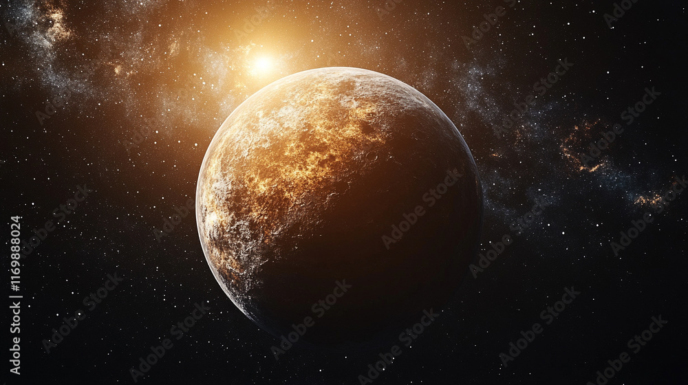 A massive extraterrestrial planet looms in the vast cosmos sky, symbolizing chaos, mystery, and the unknown forces that govern the universe, captivating the imagination of all who gaze upon it
A massive extraterrestrial planet looms in the vast cosmos sky, symbolizing chaos, mystery, and the unknown forces that govern the universe, captivating the imagination of all who gaze upon it