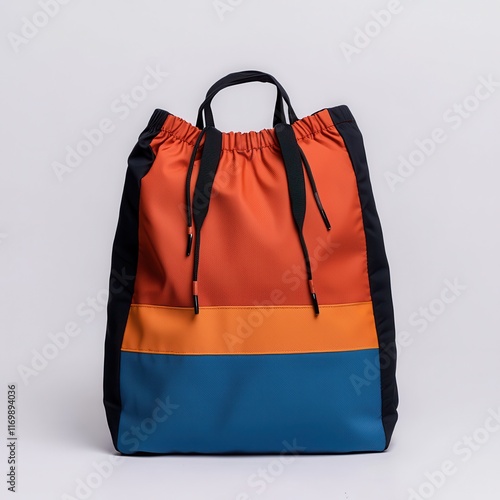 Stylish Colorful Backpack with Drawstring Closure and Adjustable Straps