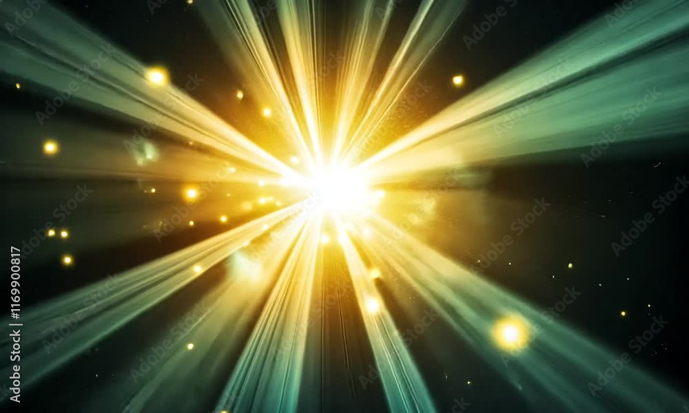Cosmic Burst Starfield explosion, radiant light, teal nebula background; ideal for design Cosmic Burst Starfield explosion, radiant light, teal nebula background; ideal for design
