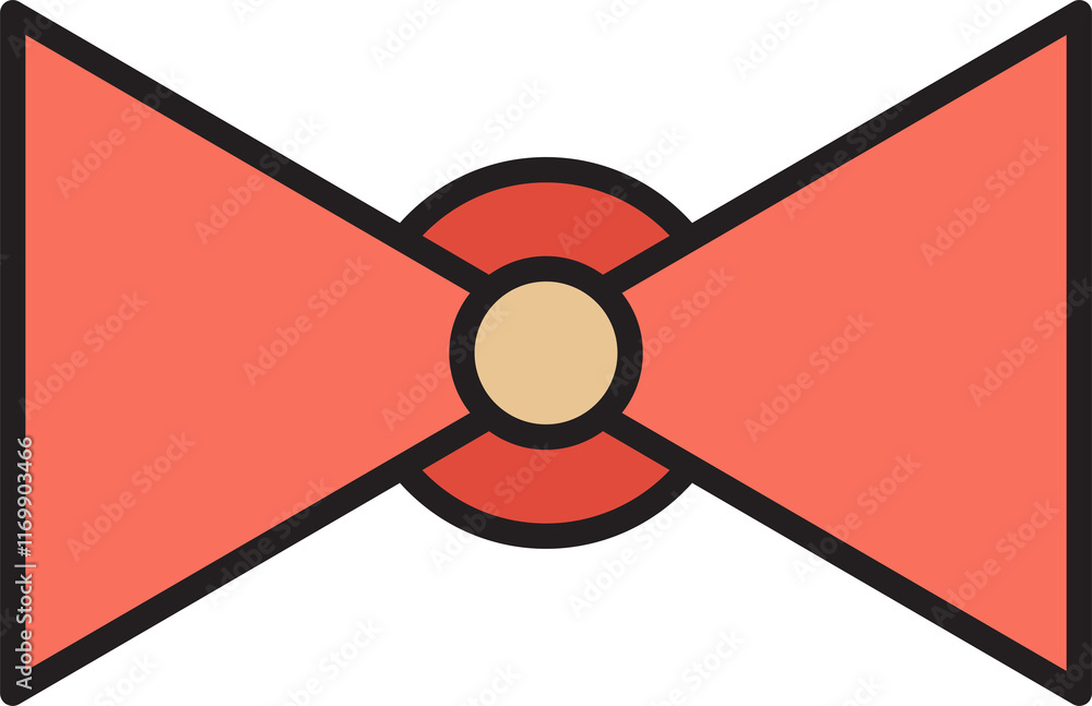 Pink Decorative Bowtie Illustration
Pink Decorative Bowtie Illustration