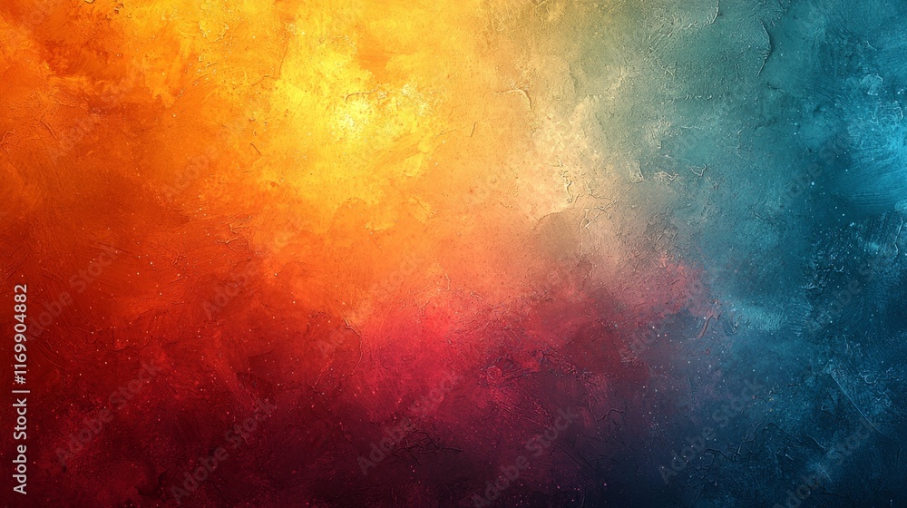 Vibrant abstract background with warm and cool tones blending seamlessly. Ideal for design projects needing a bold, textured look. Vibrant abstract background with warm and cool tones blending seamlessly. Ideal for design projects needing a bold, textured look.