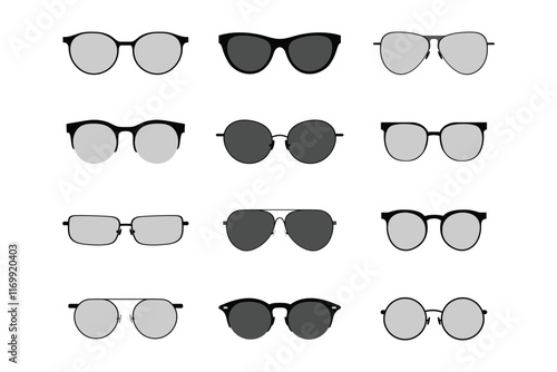 Different Collection of Sunglasses And Glasses