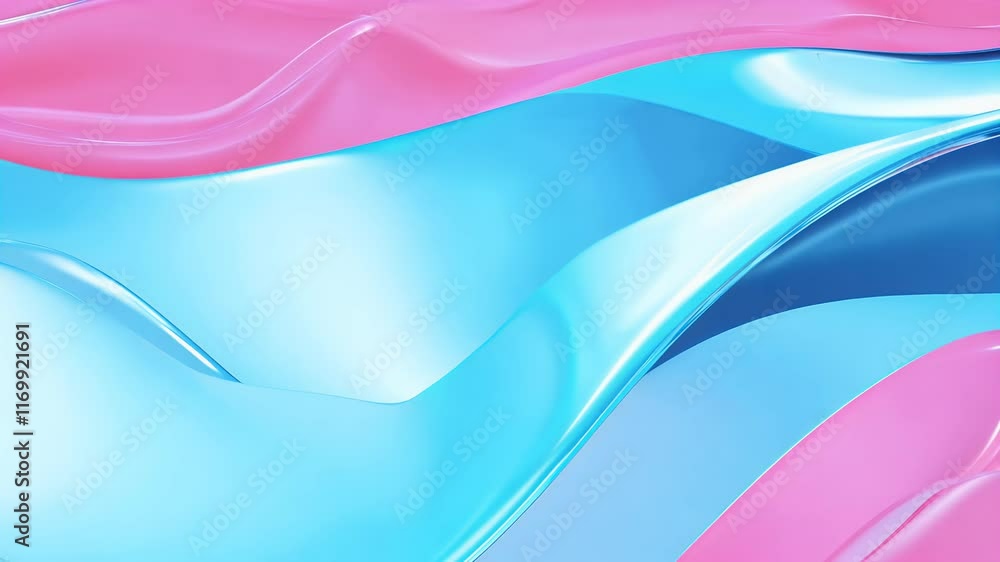 Smooth blue pink waves blend seamlessly form elegant abstract background looping continuously ultra high definition 4K quality Smooth blue pink waves blend seamlessly form elegant abstract background looping continuously ultra high definition 4K quality