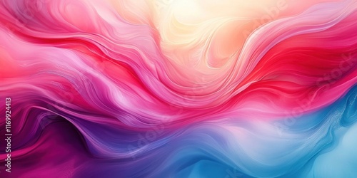 Wallpaper Mural Background vibrant blend of swirling pink, red, and blue hues in an abstract fluid art composition, perfect for dynamic backfrop and creative backgrounds Torontodigital.ca