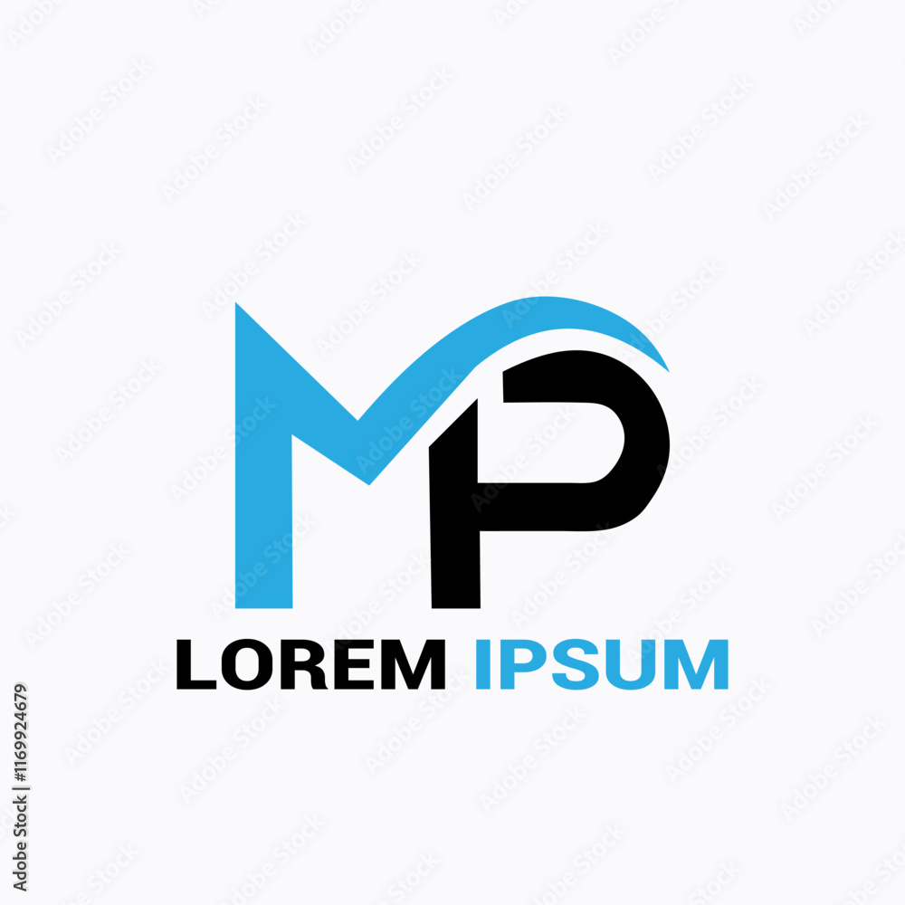 Luxury MP Monogram Logo Luxury MP Monogram Logo