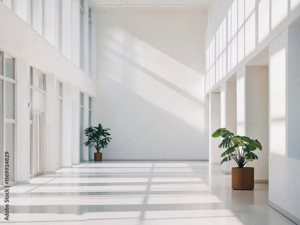 Bright and spacious interior with natural light and greenery. Bright and spacious interior with natural light and greenery.