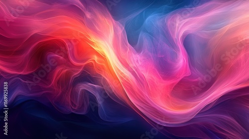 Wallpaper Mural Background vibrant blend of swirling pink, red, and blue hues in an abstract fluid art composition, perfect for dynamic backfrop and creative backgrounds Torontodigital.ca
