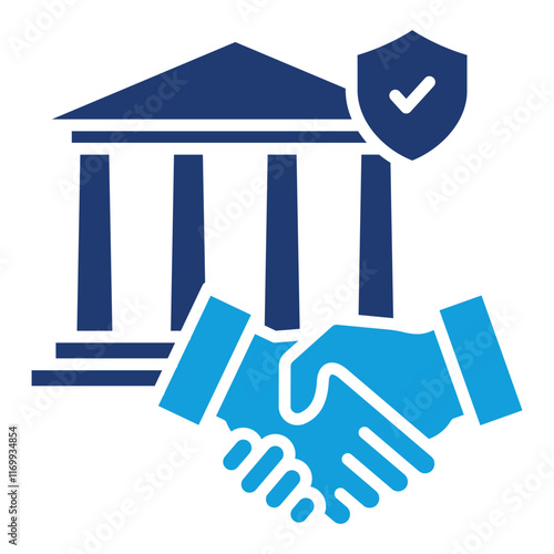 Government Relations Icon Element For Design