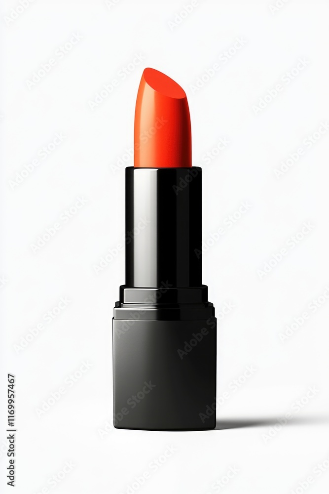 A modern and luxurious lipstick with a gold-toned nude shade. A modern and luxurious lipstick with a gold-toned nude shade.