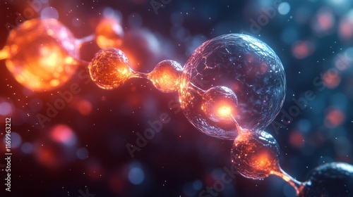 Wallpaper Mural Exploration of Colorful Molecules in a Dynamic Chemical Environment Torontodigital.ca