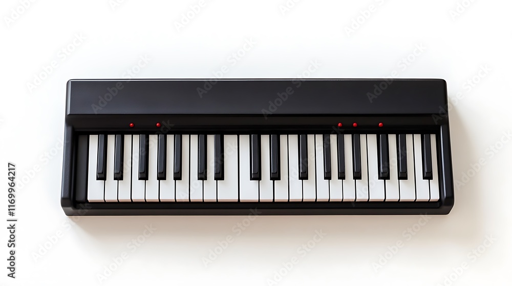 Sleek Black MIDI Keyboard: A Modern Music Instrument Sleek Black MIDI Keyboard: A Modern Music Instrument