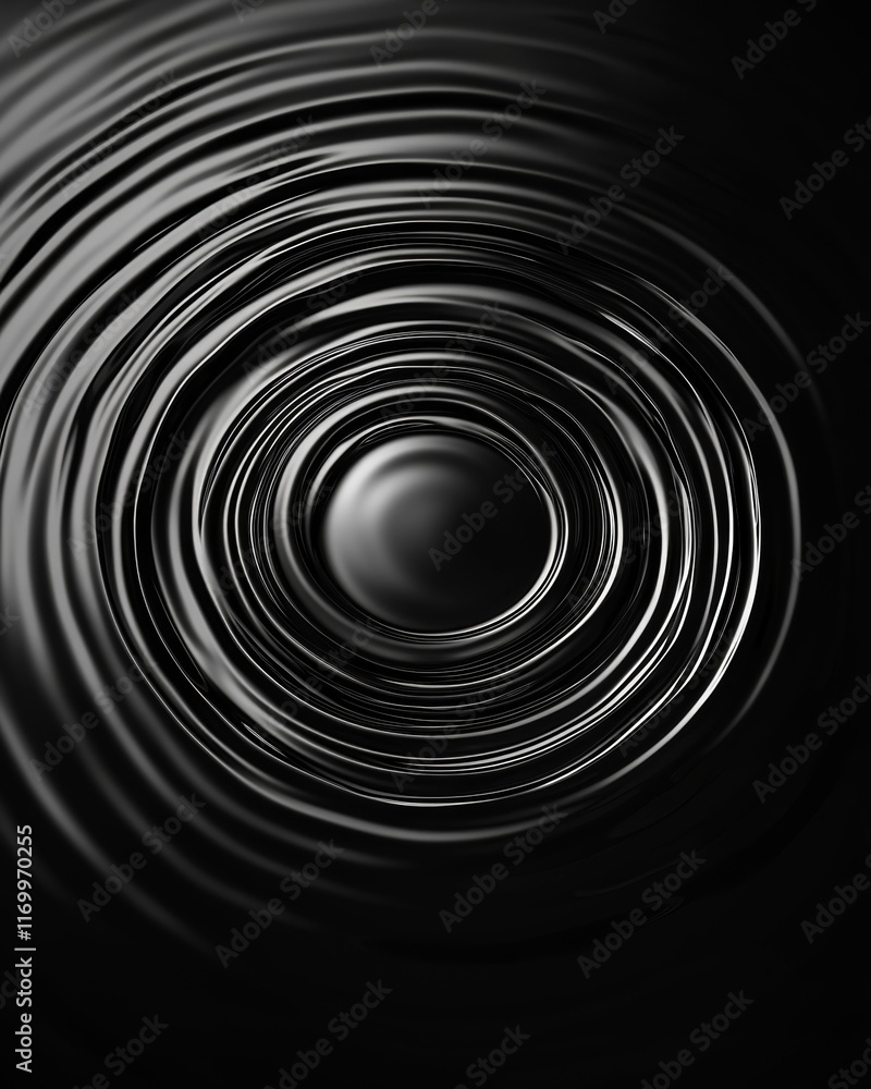 Abstract ripples in black water surface. Abstract ripples in black water surface.
