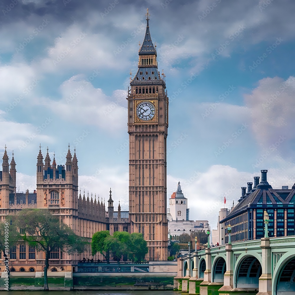 Obraz premium big ben city