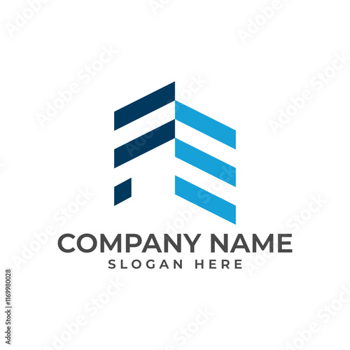 "F" and "E" combined in a unique geometric design. Blue color conveys trust and technology. Suitable for tech companies and businesses seeking a strong and professional brand identity.