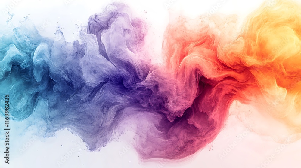 Dynamic colorful swirls bright abstract art in digital perspective Dynamic colorful swirls bright abstract art in digital perspective