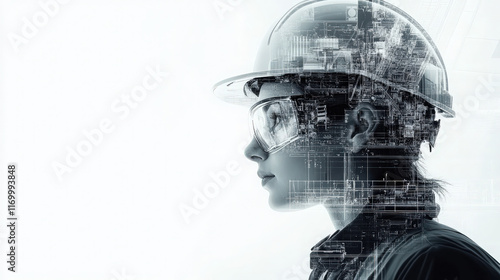 graphic resource for engineer on white background