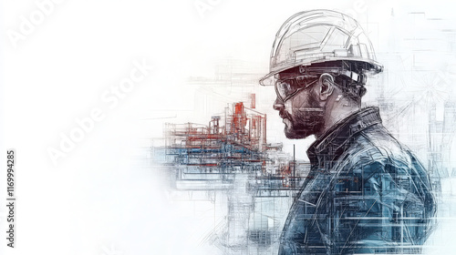 graphic resource for engineer on white background