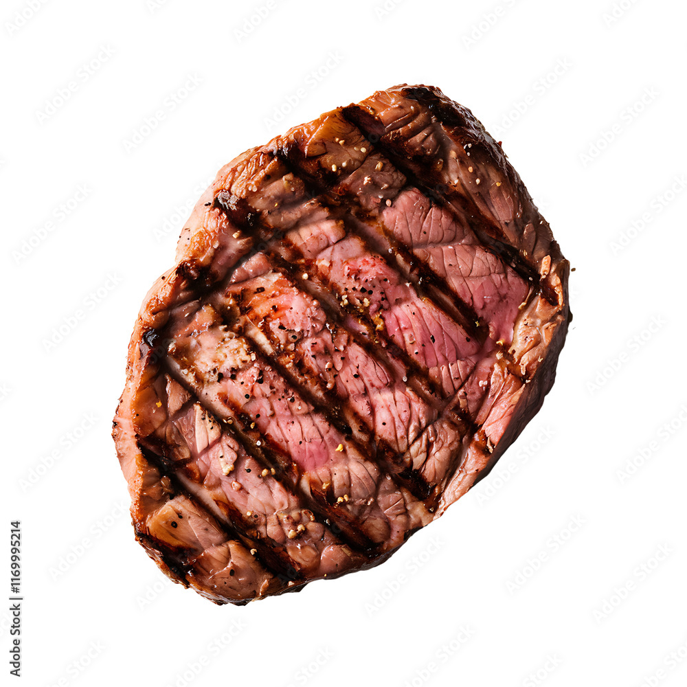 Grilled Steak, A Culinary Delight on transparent background Grilled Steak, A Culinary Delight on transparent background