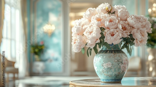 Wallpaper Mural Elegant Floral Arrangement in a Beautiful Interior Setting Torontodigital.ca