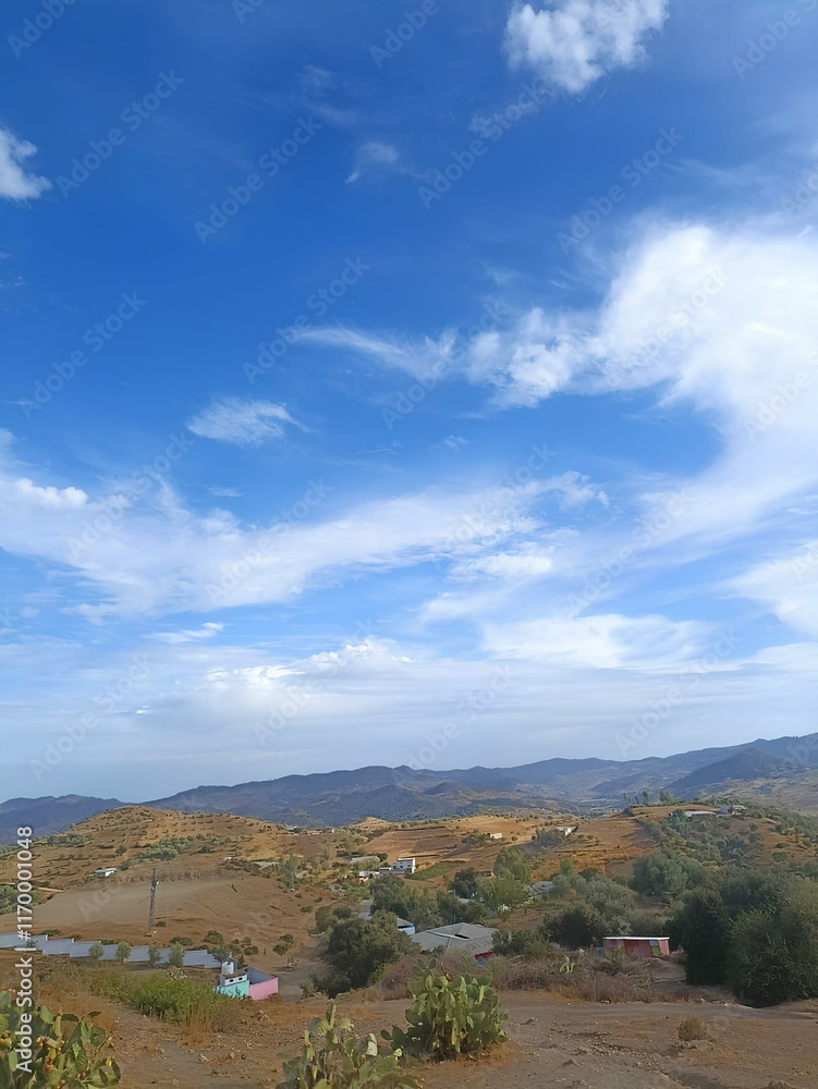 Fototapeta premium landscape with mountains