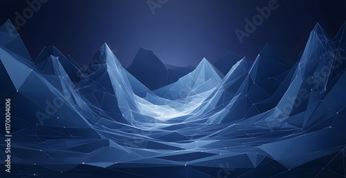 Sunrise paints the mountain landscape with orange and red light, illuminating the morning sky