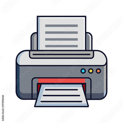 Printer icon Vector illustration