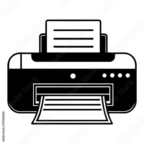 Printer icon Vector illustration