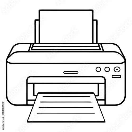 Printer icon Vector illustration