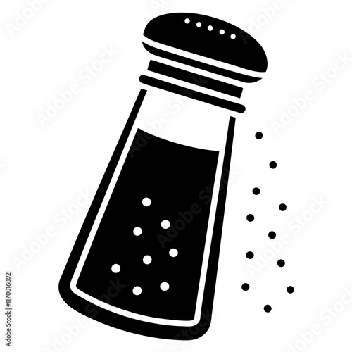 Salt Shaker Icon. Vector illustration