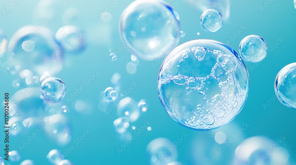 Underwater bubbles rise to the surface Underwater bubbles rise to the surface