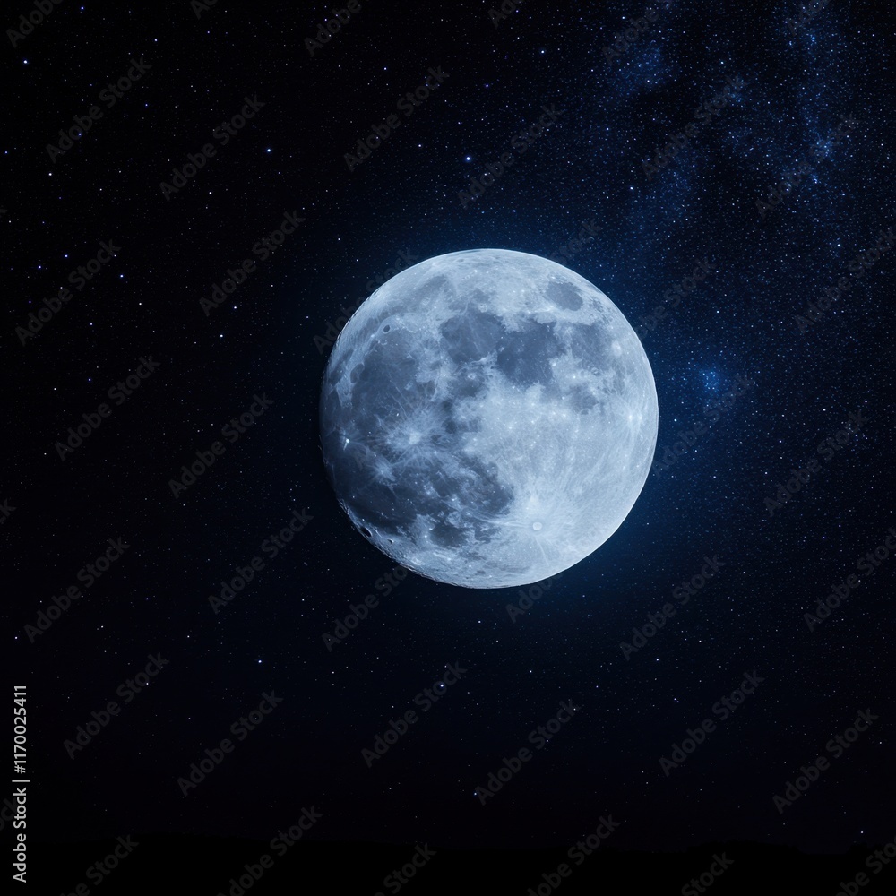 A surreal lunar night with the moon glowing in supernatural hues, stars twinkling in vibrant constellations A surreal lunar night with the moon glowing in supernatural hues, stars twinkling in vibrant constellations