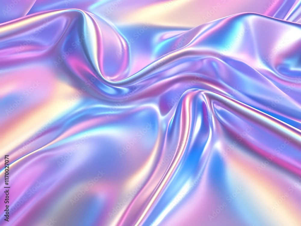 Glossy Holographic Texture Background with Smooth Gradient Colors in Pastel Shades Perfect for Creative Designs, Abstract Art, and Digital Artwork Glossy Holographic Texture Background with Smooth Gradient Colors in Pastel Shades Perfect for Creative Designs, Abstract Art, and Digital Artwork