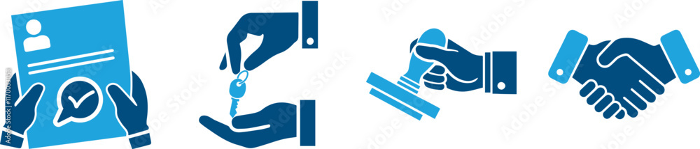 Approval icon set. accept, , approve, validation, seal approved, confirmation You can easily change the color Approval icon set. accept, , approve, validation, seal approved, confirmation You can easily change the color