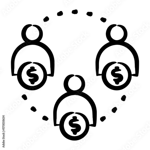 Investor Networking Icon