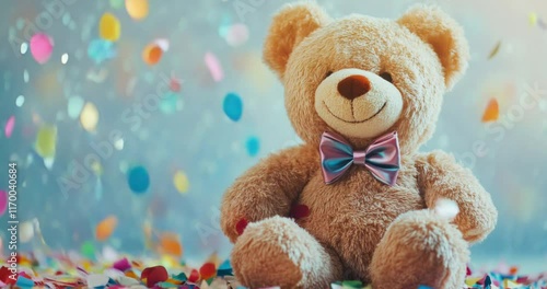 Wallpaper Mural Valentine's Day theme. Women's Day. Happy Mother's day. Romance and Love heart. Cute Teddy bears. Valentines and Teddy Bear. Gift box and teddy bear. Valentines day concept with copy space Torontodigital.ca