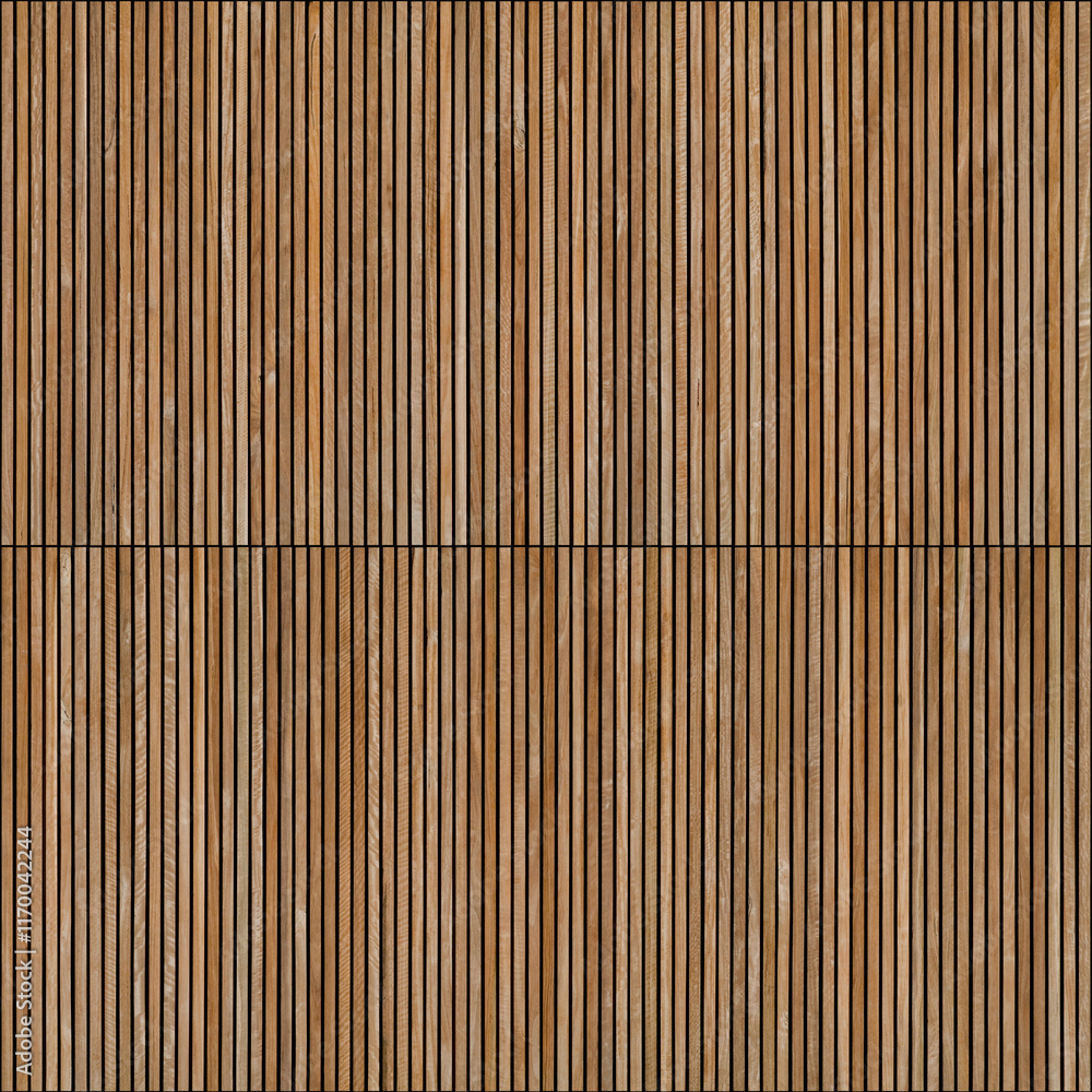 Seamless wood texture of warm color timber slats wall screen Seamless wood texture of warm color timber slats wall screen