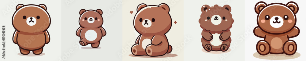 a collection of very cute and adorable bears a collection of very cute and adorable bears